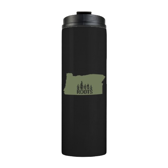 Oregon State Roots Green Thermal Tumblers