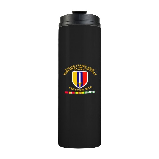 Army US Army Vietnam USARV Vietnam War w SVC Thermal Tumblers