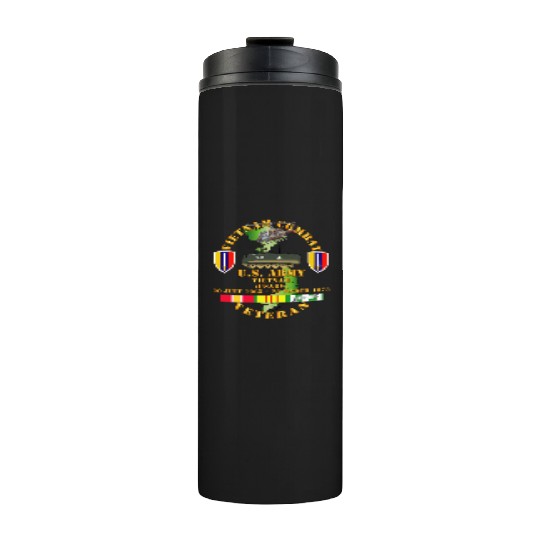 Army Vietnam Combat Veteran US Army Vietnam USARV Thermal Tumblers