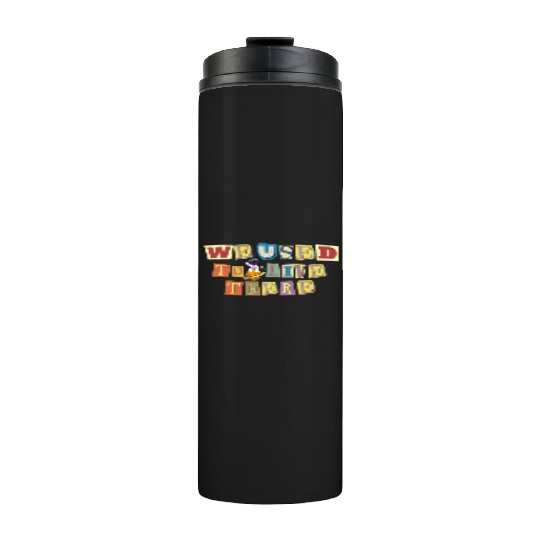 We Used To Live There Cool astronauts on Planets Thermal Tumblers