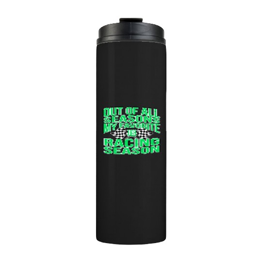 Racing Season Favorite Drag Stock Sprint Race Car Thermal Tumblers