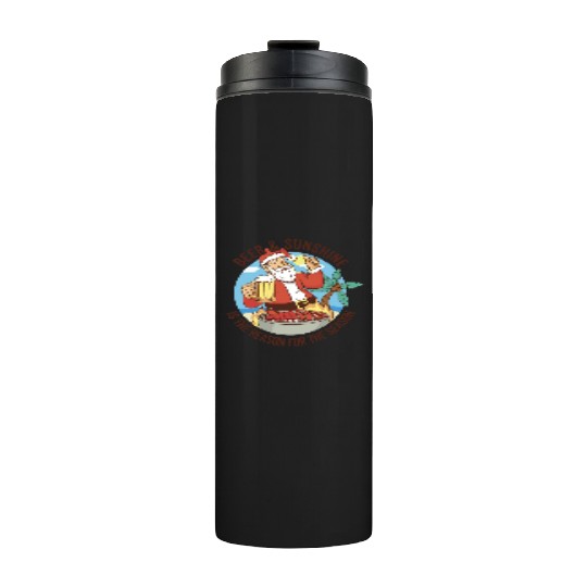Summer Santa BBQ - Christmas In July Thermal Tumblers