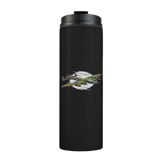 War-fighter jet plane War-fighter jet plane inspir Thermal Tumblers