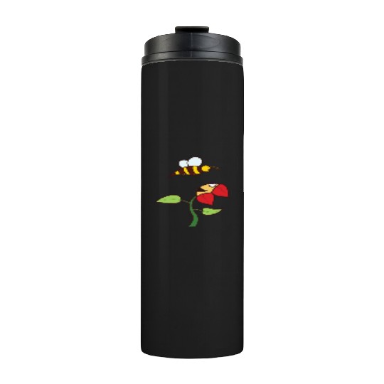 bee flower amazon Thermal Tumblers