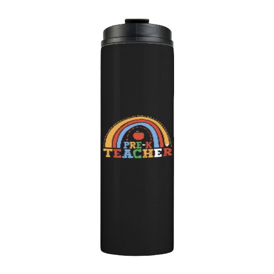 Pre-K Teacher 100th Day Of School Education Thermal Tumblers