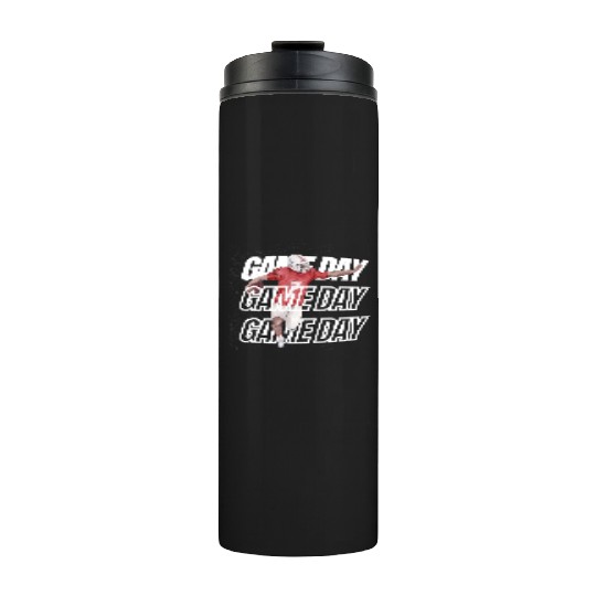 Game Day Football Life , Football Mom Sports Thermal Tumblers