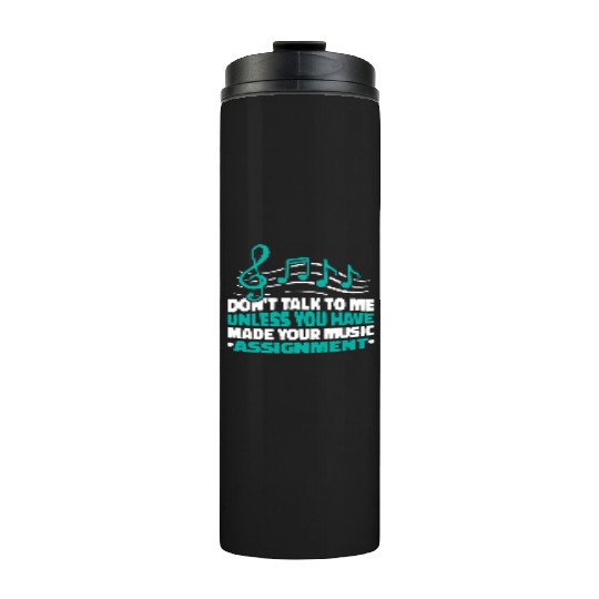 Music Teacher Notes Thermal Tumblers