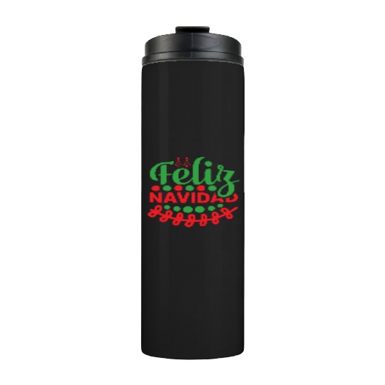 Feliz Navidad Thermal Tumblers