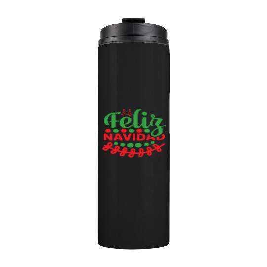 Feliz Navidad Thermal Tumblers