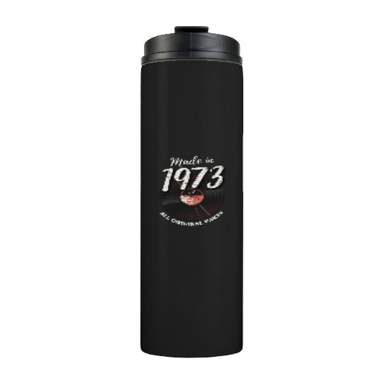 50 Years Vintage 1973 Retro 50th Birthday Thermal Tumblers