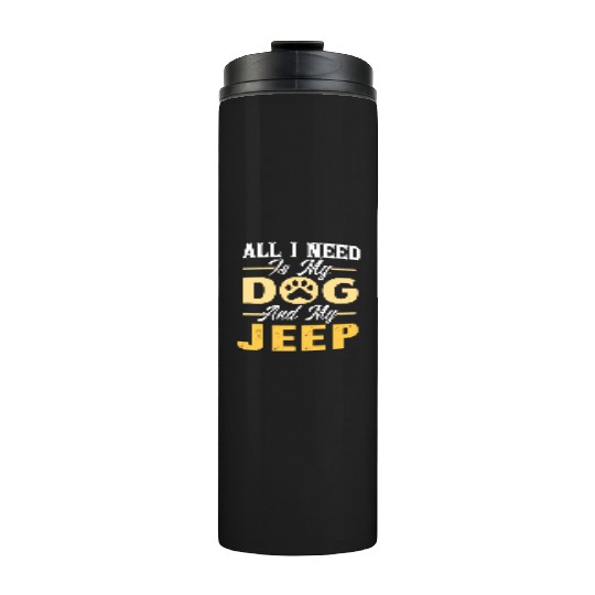 Dog Jeep Lover- For Men- For Women Thermal Tumblers