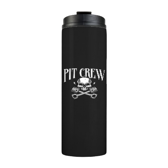 Drag Racing Race Car Pit Crew Thermal Tumblers
