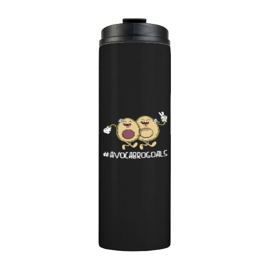 Sibling Big Brother Avocado Goals Hilarious Puns Thermal Tumblers