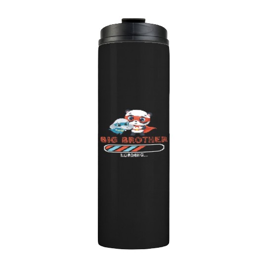 Big brother super hero panda elephant Thermal Tumblers