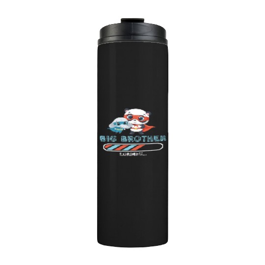 Big brother super hero panda elephant Thermal Tumblers