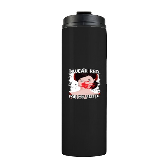 I Wear Red For My Sisters Native American Thermal Tumblers