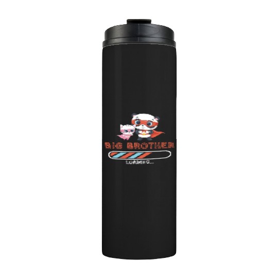 Big brother super hero panda cat 2023 Thermal Tumblers