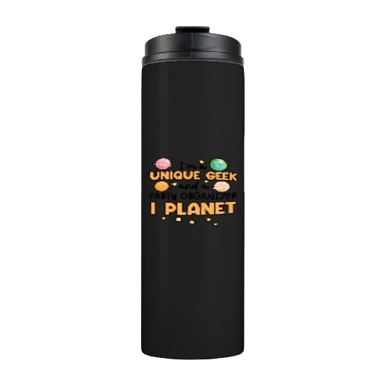 Science Theme Birthday Party Astronomy Astronaut Thermal Tumblers