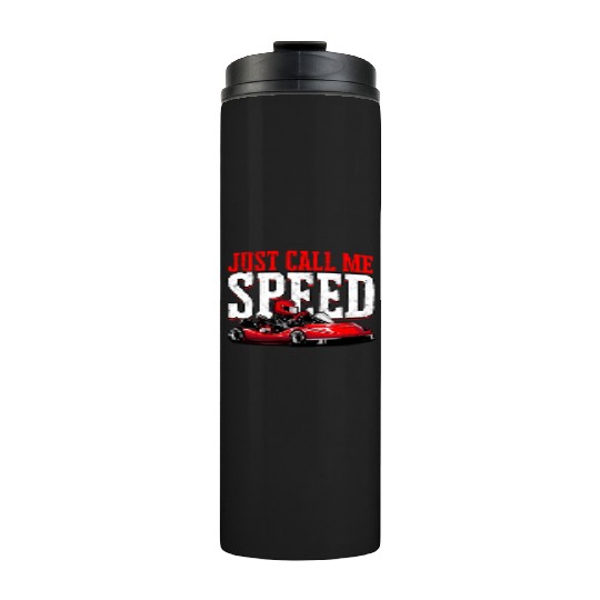 Go Kart Racer Pit Crew Car Racing Karting Thermal Tumblers