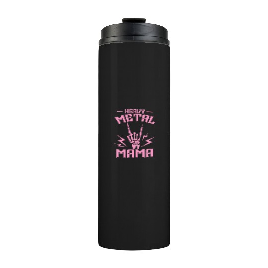 Heavy Metal Mom Music Band Genre Thermal Tumblers