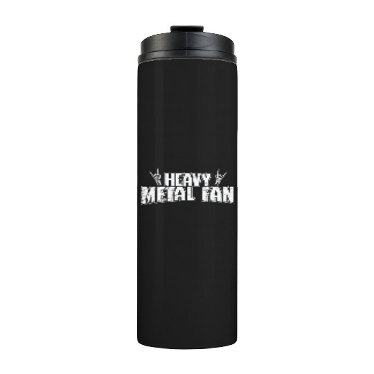 Heavy Metal Fan Music Band Genre Thermal Tumblers