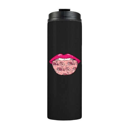 Cycling Cyclist Lips Thermal Tumblers