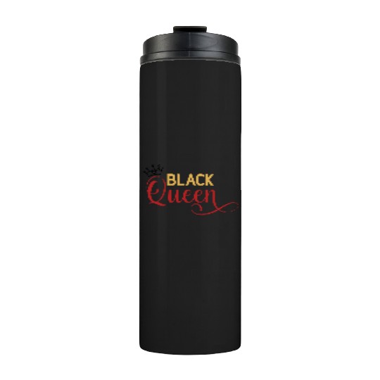 Black queen Thermal Tumblers