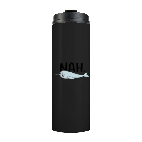 Procrastinating Narwhal Lover Aquatic Animals Thermal Tumblers