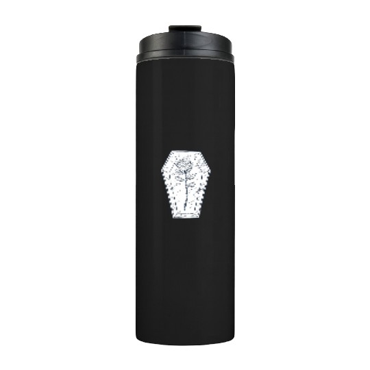Coffin rose art Coffin rose art inspiration store Thermal Tumblers