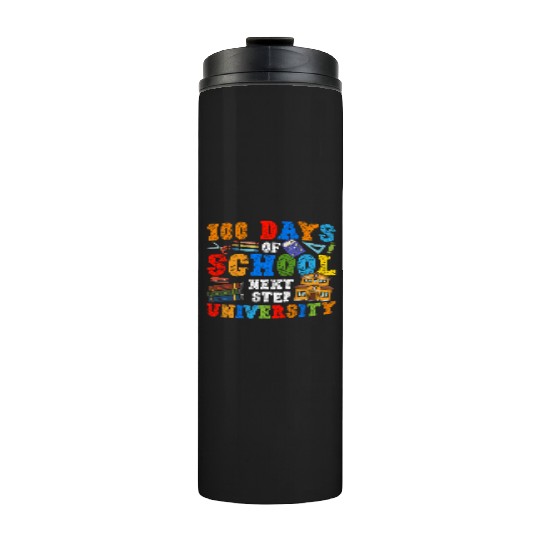 100 Days of School - Next Step University Thermal Tumblers