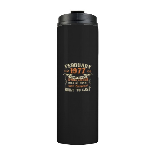 February 1977 Birthday Surprise Thermal Tumblers