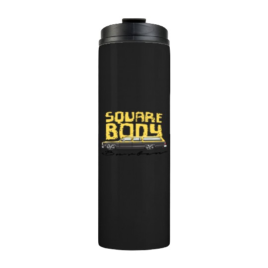 square body Colonial yellow Thermal Tumblers