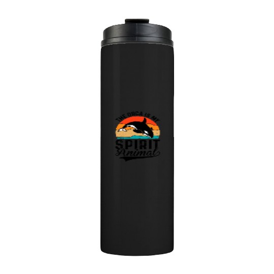 The Orca My Spirit Animal Thermal Tumblers