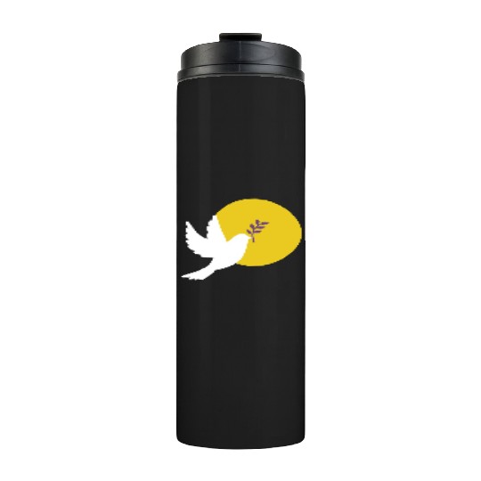 peace dove purple peace Ukraine Thermal Tumblers