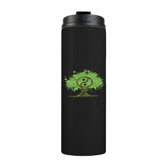 Ying Yang Tree of Life Thermal Tumblers