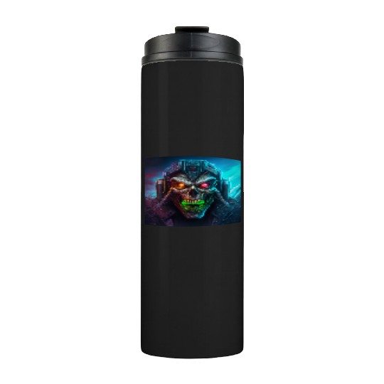 ZOMBIE IRON MAIDEN (version 8) Thermal Tumblers