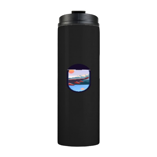 Wanderlust Travel Plane Window Landscape Nature Thermal Tumblers