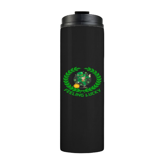 St Patricks day special feeling lucky Thermal Tumblers