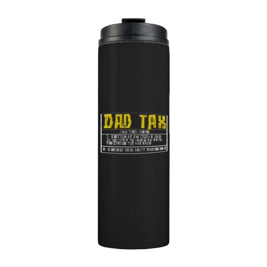 Vintage Dad Tax Definition Men Funny Father's Day Thermal Tumblers