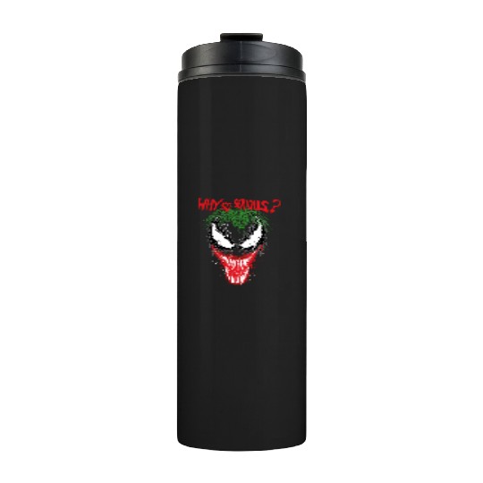 The V.e.n.o.m Joker Symbiosis Why So Serious? Thermal Tumblers