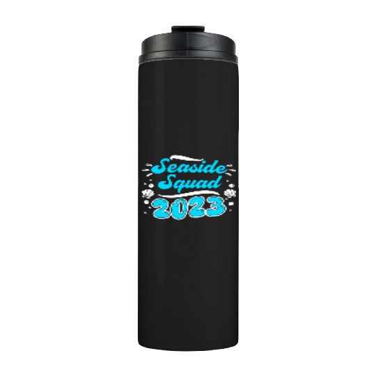Seaside Squad 2023 Vacation Friends Spring Break Thermal Tumblers
