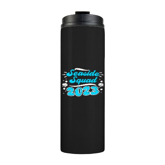 Seaside Squad 2023 Vacation Friends Spring Break Thermal Tumblers