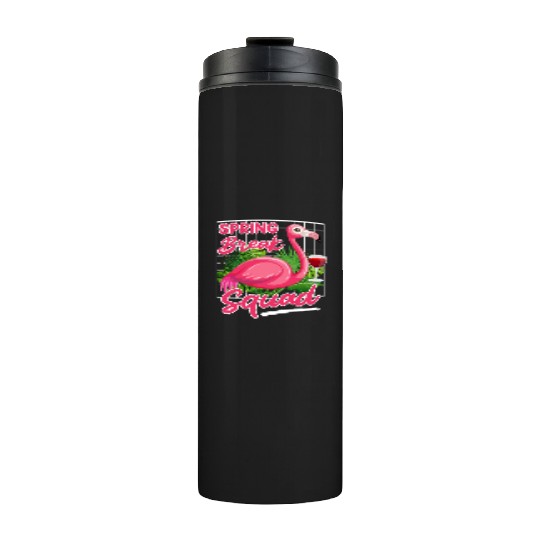 Spring Break Squad Summer Vacation Spring Break Thermal Tumblers