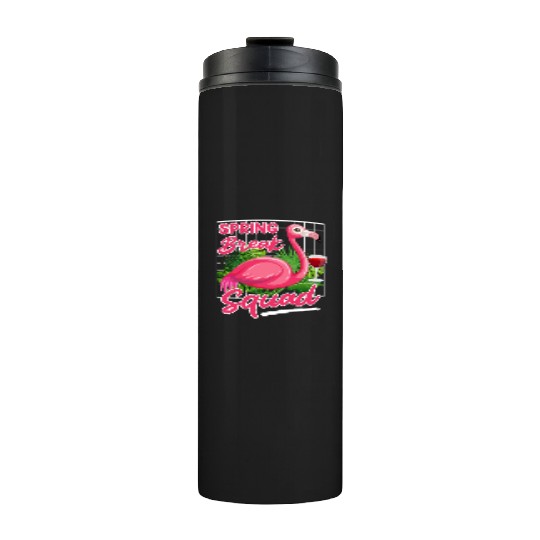 Spring Break Squad Summer Vacation Spring Break Thermal Tumblers