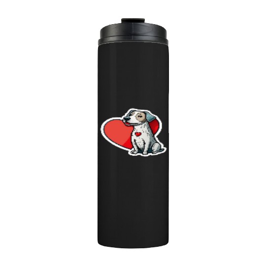 Valentine’s Day Cute Dog Thermal Tumblers
