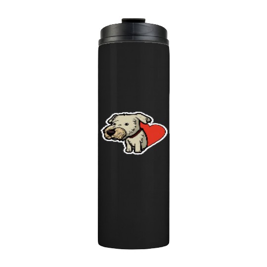 cute dog Thermal Tumblers