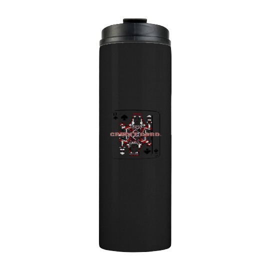 CREDIT CARD Queen of Spades Playing Card Thermal Tumblers