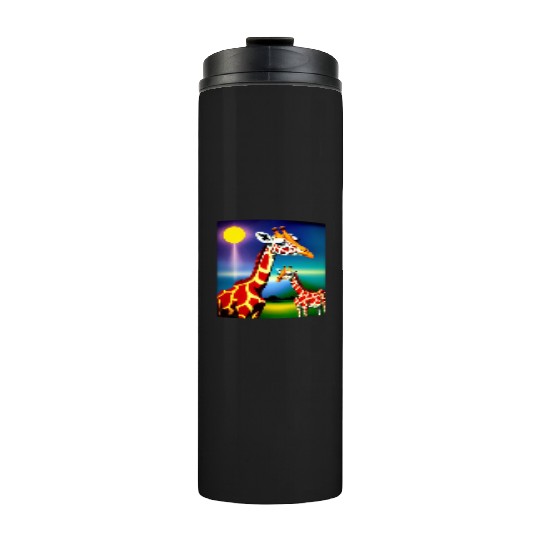 Giraffe in the spectrum of light Thermal Tumblers