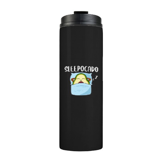 Avocado Sleepshirt Pajamas Gift Thermal Tumblers