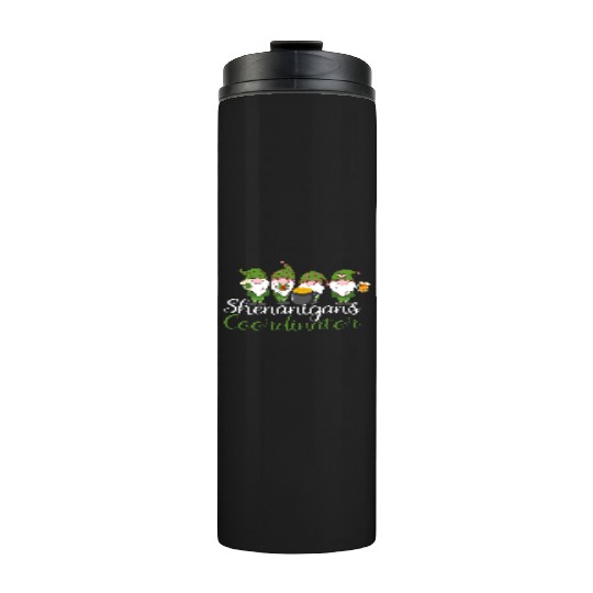 Shenanigans Coordinator St Patricks Day Gnomes Thermal Tumblers